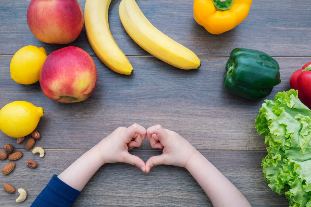 Sticking to whole foods like fruit and veggies is ideal for healthy snacks for kids.