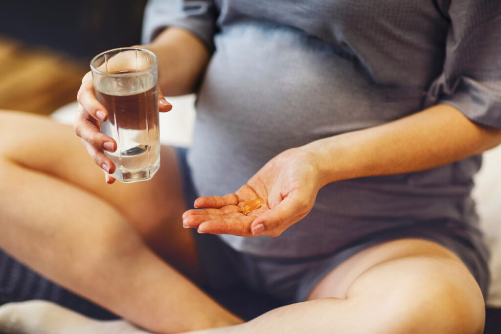 Take a prenatal vitamin is an excellent way to ensure you're getting the proper nutrients, on top of a healthy diet